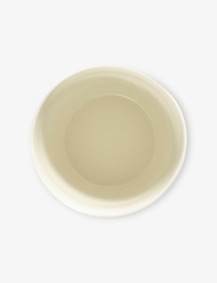 Serax White Stripes Feast Stoneware Tea Cup 10.5cm