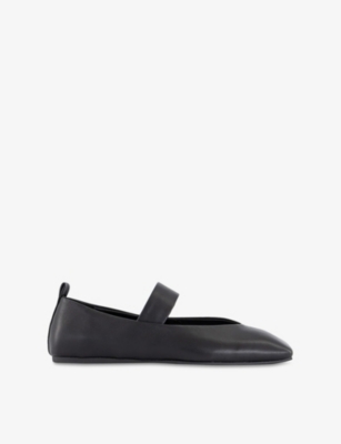 TONY BIANCO: Hawaii Strap Leather Ballet Flats