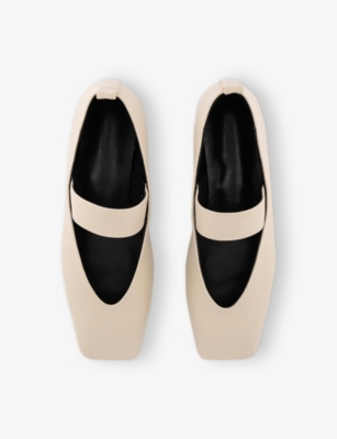 TONY BIANCO: Hawaii Strap Leather Ballet Flats