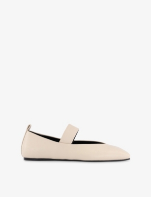 TONY BIANCO: Hawaii Strap Leather Ballet Flats
