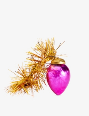 SELFRIDGES EDIT: Bauble Drop Glass Christmas Decoration