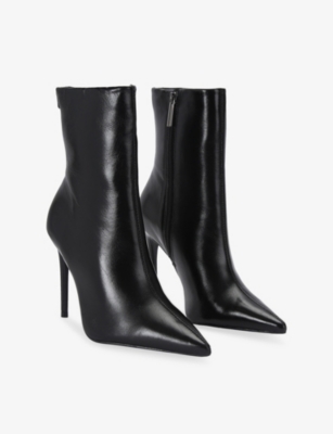 KG KURT GEIGER: Tokyo Leather Heeled Ankle Boots