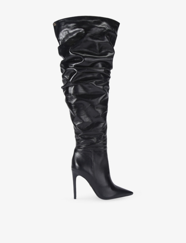 Tigerlilly Leather Heeled Knee-High Boots