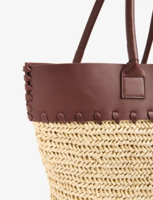 WHISTLES: Ruhi Straw Tote Bag