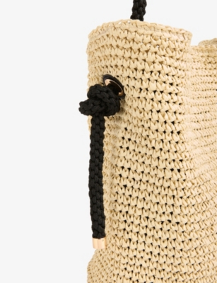 WHISTLES: Attie Rope-Handle Straw Tote Bag