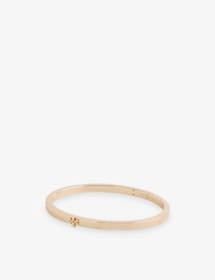 TORY BURCH: Thin Kira 18ct Yellow Gold-Plated Brass Bracelet