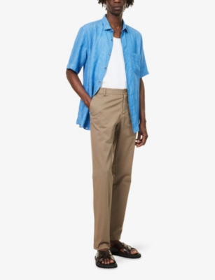 SUNSPEL: Patch-Pocket Relaxed-Fit Linen Shirt