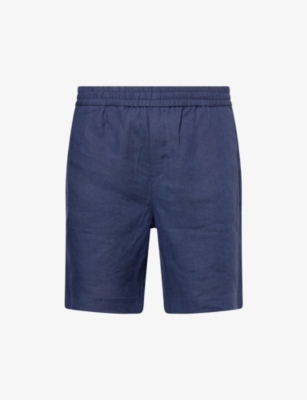 SUNSPEL: Drawstring Relaxed-Fit Linen Shorts