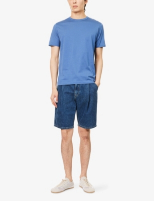 SUNSPEL: Classic Crewneck Cotton T-Shirt