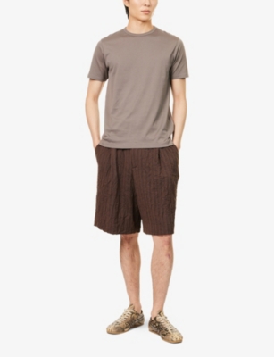 SUNSPEL: Classic Crewneck Cotton T-Shirt