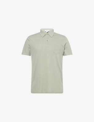 SUNSPEL: Riveria Short-Sleeve Supima-Cotton Polo Shirt