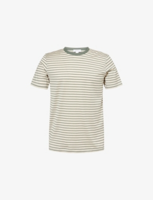 SUNSPEL: Classic Stripe-Print Cotton-Jersey T-Shirt