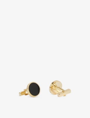 REISS: Ardley Inlaid Cufflinks