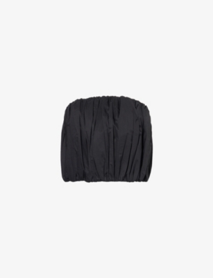 AMY LYNN: Bubble Strapless Stretch-Cotton Top