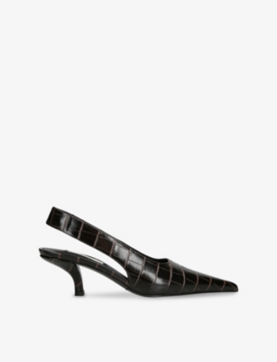 TOTEME: Classic Leather Slingback heel