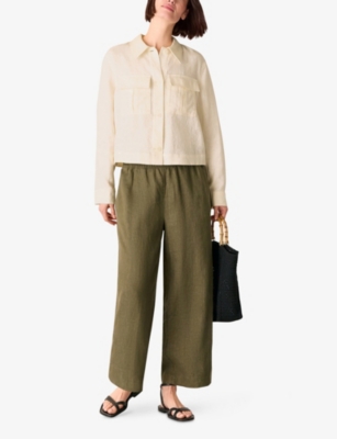 Whistles Omens  Abby Chest-pocket Linen Jacket