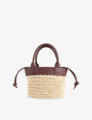 Whistles Omens  May Straw Cross-body Bag