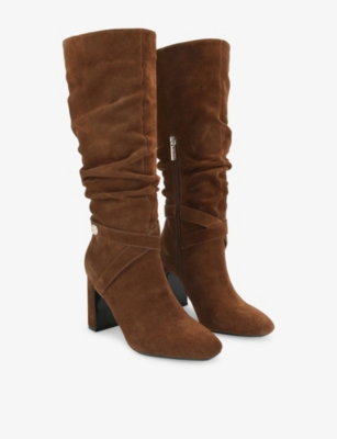 CARVELA: Jackpot Slouch Suede Knee-High Boots