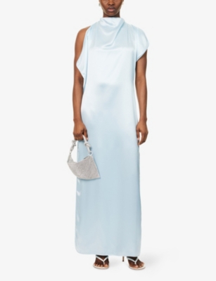CAMILLA AND MARC: Chimera Draped Woven Midi Dress