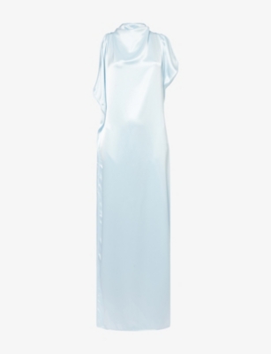 CAMILLA AND MARC: Chimera Draped Woven Midi Dress