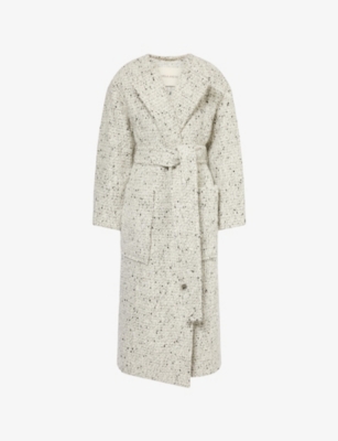 Camilla And Marc Womens  Cupola Belted Knitted Coat