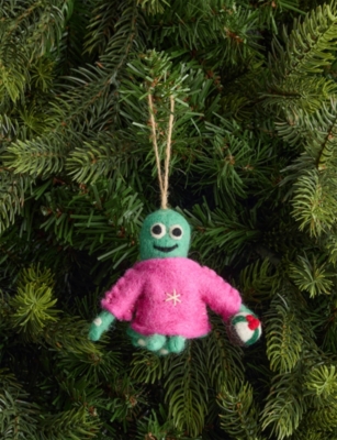SELFRIDGES EDIT: Timmy Tentaclaus Octopus Wool-Felt Christmas Decoration 11.5cm