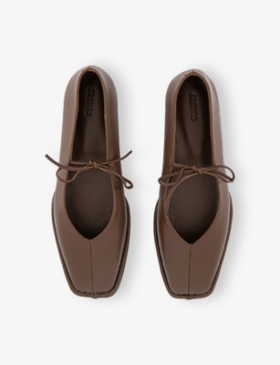 ALOHAS: Sway Leather Ballet Flats