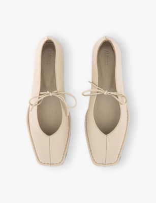ALOHAS: Sway Leather Ballet Flats