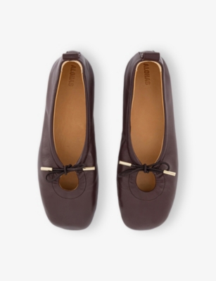 ALOHAS: Rosalind Leather Ballet Flats