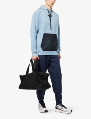 On Mens  Relaxed-fit Mesh-pocket Stretch-jersey Hoody