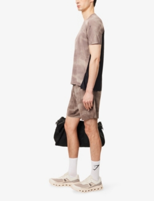 ON: Performance-T Logo-Print Stretch-Mesh Top