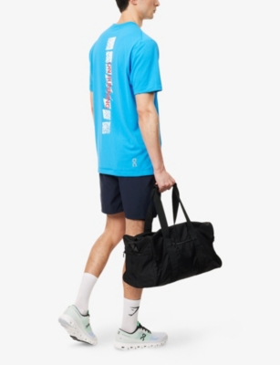 ON: Train Logo-Print Woven T-shirt