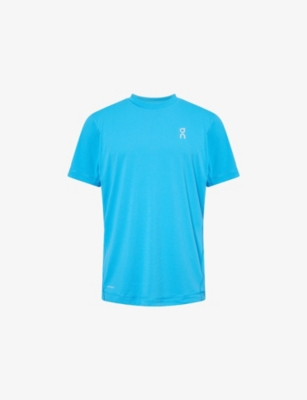 ON: Train Logo-Print Woven T-shirt