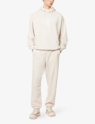 On Mens Club Elasticated-cuffs Cott-blend Jogging Bottoms