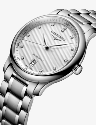 LONGINES: L2.628.4.77.6 Master Collection Stainless-Steel And 0.055ct Diamond Watch