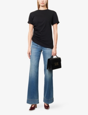 VICTORIA BECKHAM: Alina Flared-Leg Denim Jeans