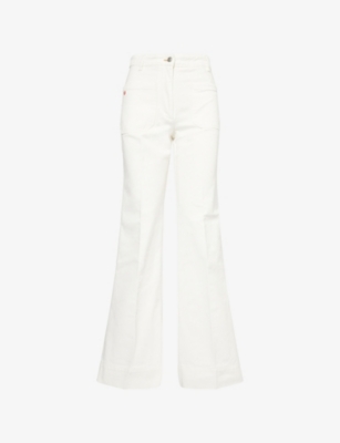 VICTORIA BECKHAM: Alina Flared-Leg Denim Jeans