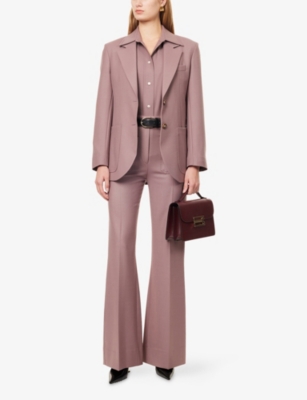 VICTORIA BECKHAM: Alina Wide-Leg Woven Trousers