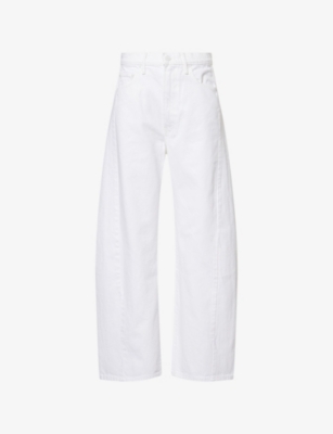 MOTHER: The Full-Pipe Ankle High-Rise Denim Jeans