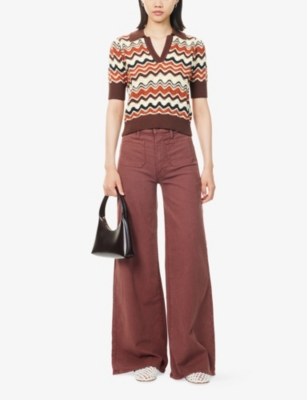 MOTHER: The S/S Off The Top Cotton Knitted Polo Shirt