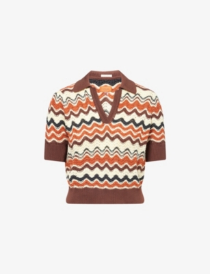 MOTHER: The S/S Off The Top Cotton Knitted Polo Shirt