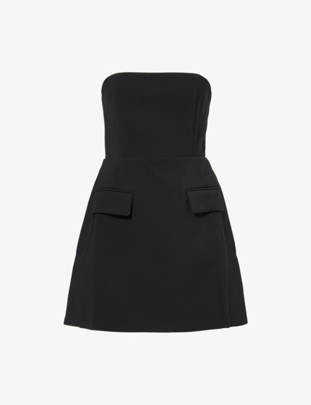 The Ultimate Muse Strapless Dress Stretch-Woven Mini Dress
