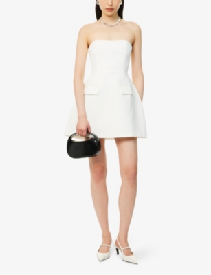 ODD MUSE: The Ultimate Muse Strapless Stretch-Woven Mini Dress