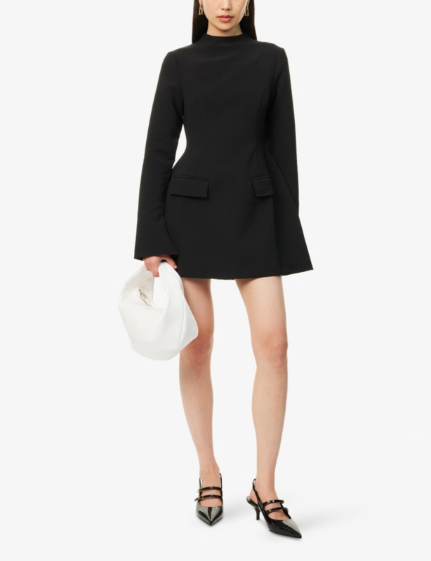 The Ultimate Muse Long-Sleeves Stretch-Woven Mini Dress