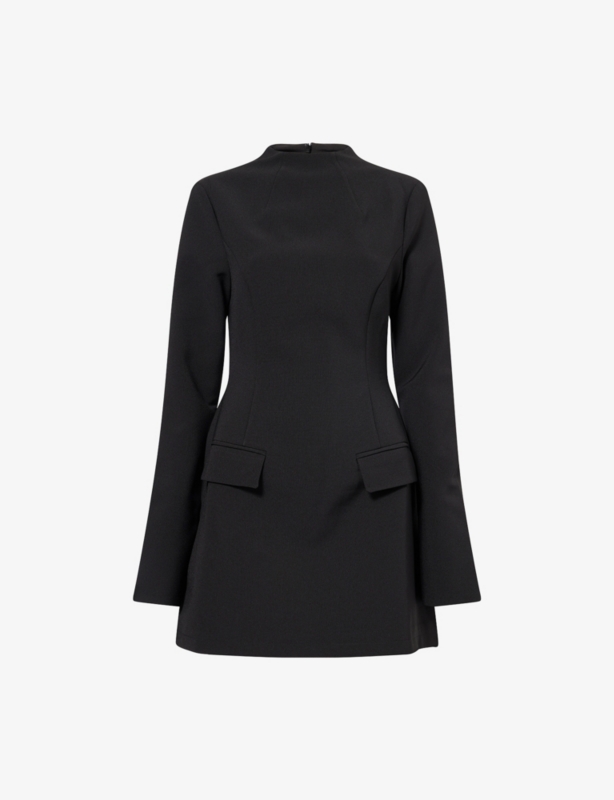 The Ultimate Muse Long-Sleeves Stretch-Woven Mini Dress