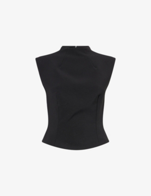 ODD MUSE: The Ultimate Muse Sleeveless Stretch-Woven Top