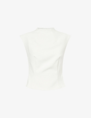 ODD MUSE: The Ultimate Muse Sleeveless Stretch-Woven Top