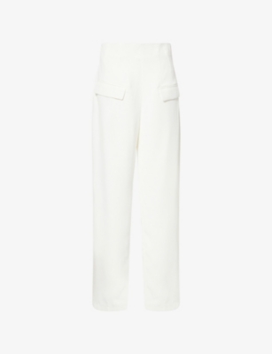 ODD MUSE: High-Rise Wide-Leg Woven Trousers
