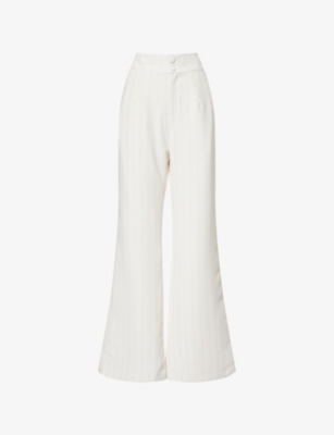 ODD MUSE: The Ultimate Muse Striped Woven Trousers