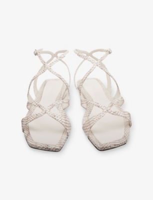 Jimmy Choo Ayla Flat In Neutral